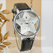Load image into Gallery viewer, Fashion Women Watches Transparent Hollow Dial Star Watches Women&#39;s Quartz Watches Leather Band Womens Watches relogio feminino