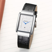 Load image into Gallery viewer, Luxury Men Watches Fashion Rectangle Watches Men Genuine Leather Men Watches Ultra Thin Mens Watches reloj hombre horloge mannen