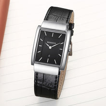 Load image into Gallery viewer, Luxury Men Watches Fashion Rectangle Watches Men Genuine Leather Men Watches Ultra Thin Mens Watches reloj hombre horloge mannen