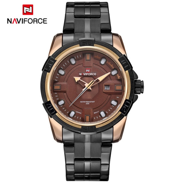 NEW Mens Watches NAVIFORCE Fashion Sport Quartz Clock Mens Watches Top Brand Luxury Business Waterproof Watch Relogio Masculino