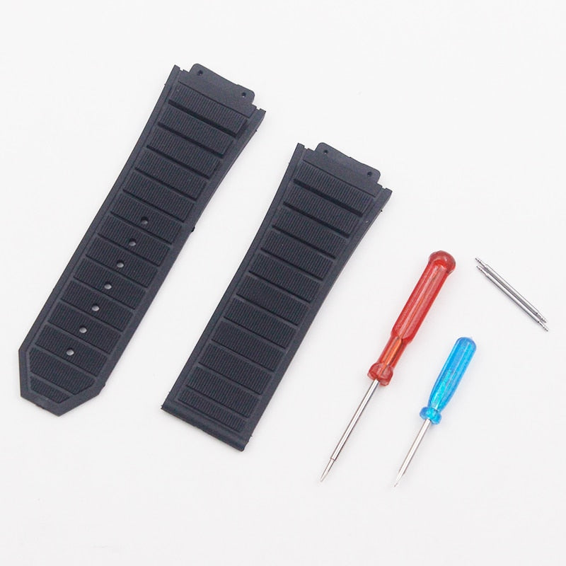 The latest rubber waterproof silicone strap for  Hublot series  watch accessories