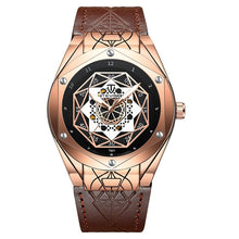 Load image into Gallery viewer, TEVISE Mens Watches Top Brand Luxury Automatic Watch Men Fashion Mechanical Watches Men Transparent Mechanical Wristwatch