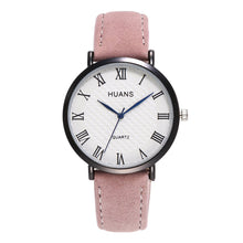 Load image into Gallery viewer, Womens Watches Hot Fashion 2018 PU Leather Strap Women Watch Casual Quartz Wrist Watch Reloj Mujer Relogio