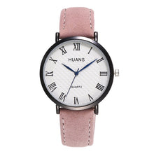 Load image into Gallery viewer, Womens Watches Hot Fashion 2018 PU Leather Strap Women Watch Casual Quartz Wrist Watch Reloj Mujer Relogio