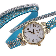 Load image into Gallery viewer, Fashion Leisure Womens Quartz Watch Crystal Diamond Wrist Watch Womens Watches Top Brand Luxury